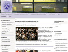 Tablet Screenshot of christianeum.org